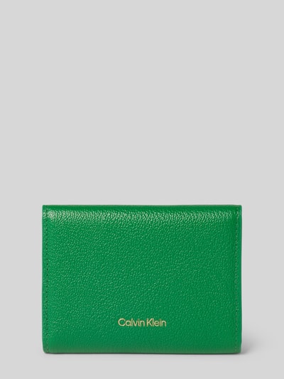 CK Calvin Klein Portemonnaie mit Label-Print Gruen 2