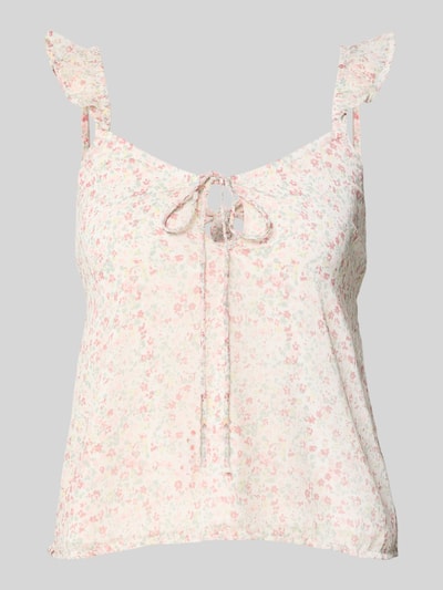 Only Top szyfonowy o kroju regular fit z abstrakcyjnym wzorem model ‘ASTA LIFE’ Różowawy 2