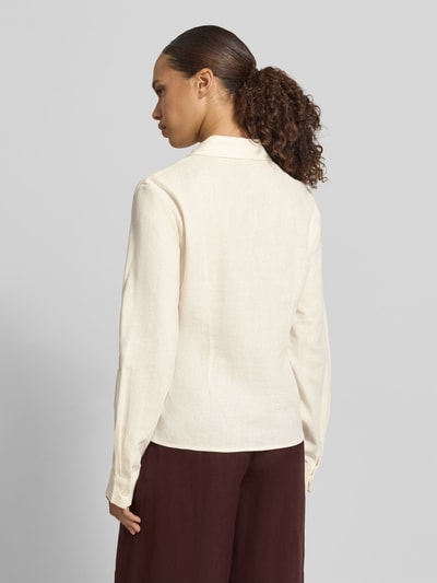 GUIDO MARIA KRETSCHMER WOMAN Bluse aus Leinen-Viskose-Mix mit Knoten-Detail Weiss 5