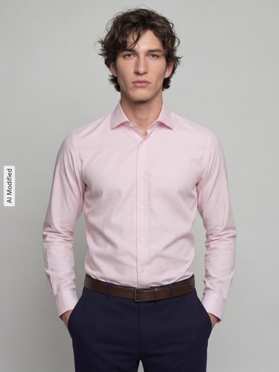 Seidensticker Regular Fit Businesshemd aus reiner Baumwolle Modell 'New Kent' Rosa 1