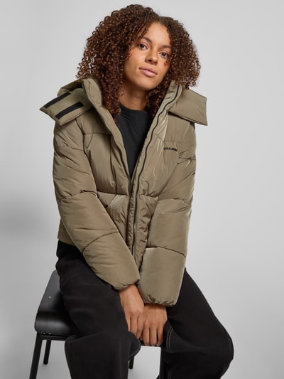 Pegador Steppjacke mit Label-Stitching Modell 'BLANCA' Oliv 3