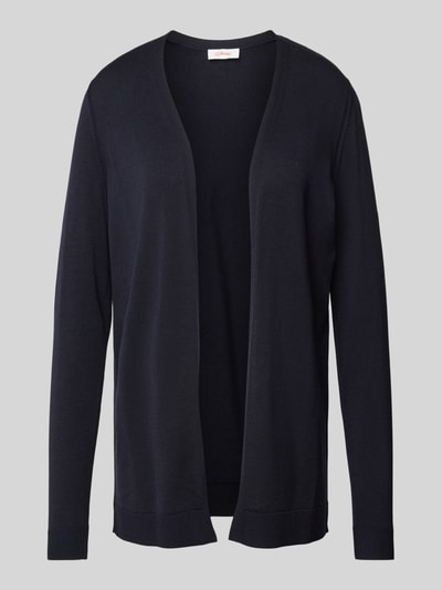 s.Oliver RED LABEL Cardigan mit gerippten Abschlüssen Marine 2