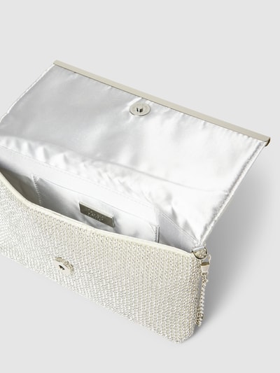 Jake*s Cocktail Pochette mit Strasssteinbesatz Silber 4