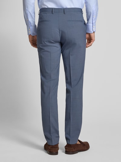 HUGO Slim Fit Anzughose mit Schurwoll-Anteil Modell 'HESTEN' Blau 5