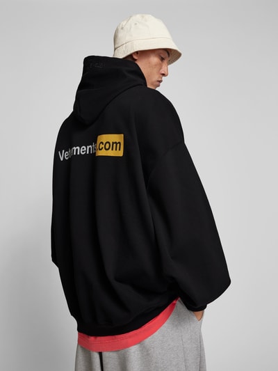 VETEMENTS Oversized Hoodie mit Kapuze Black 3