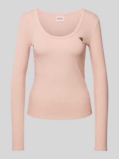 Guess Activewear Longsleeve mit Label-Detail Modell 'COLETTE' Rosa 2