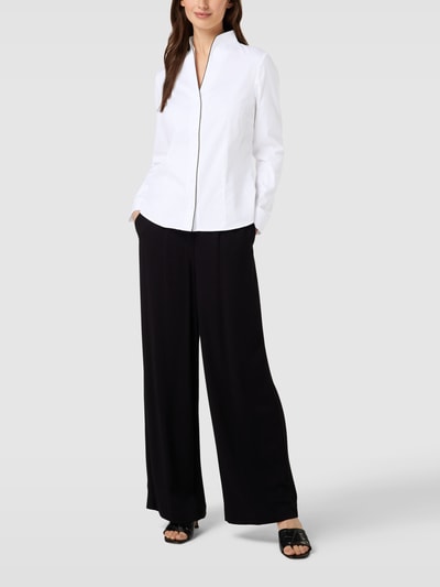 Christian Berg Woman Bluse mit Umlegekragen Weiß 1