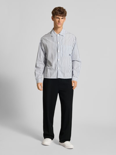 Don´t Waste Culture Straight Fit Stoffhose mit Viskose-Anteil Modell 'Yaho' Black 1