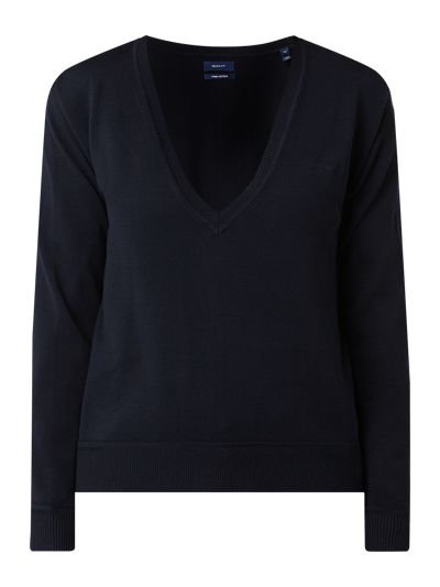 Gant Pullover aus Pima-Baumwolle Dunkelblau 2