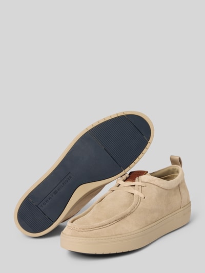 Tommy Hilfiger Loafers van echt suède Beige - 4