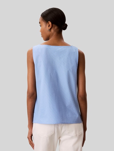 Calvin Klein Womenswear Relaxed Fit Blusentop aus reiner Baumwolle Hellblau 5