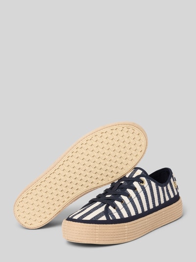 Tommy Hilfiger Lage sneakers met touwdetail  Marineblauw - 4