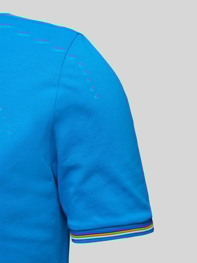 Sundek Poloshirt mit kurzer Knopfleiste Modell 'Brice' Blau 2