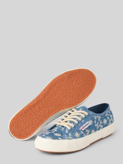 Superga Sneakersy z detalem z logo model ‘2750 SANGALLO’ Niebieski 4