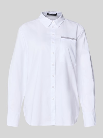 Betty Barclay Bluzka koszulowa z listwą guzikową Biały 2