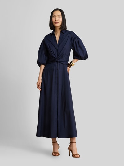 Lauren Ralph Lauren A-Linien Freizeitkleid aus Baumwoll-Mix Marine 1