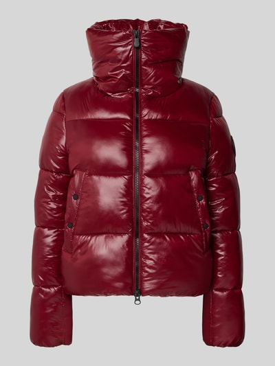 SAVE THE DUCK Gewatteerd jack met steekzakken, model 'ISLA' Bordeaux - 2