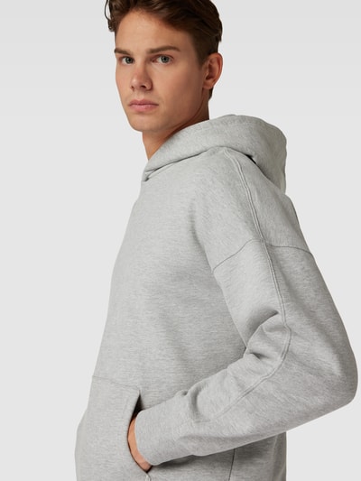 Only & Sons Oversized Hoodie mit Känguru-Tasche Modell 'DAN' Hellgrau Melange 3