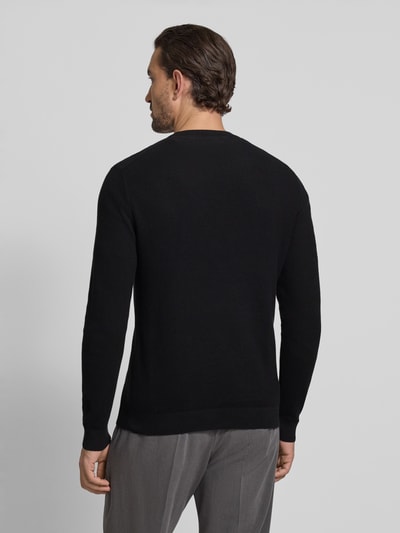 MCNEAL Strickpullover mit gerippten Abschlüssen Black 5