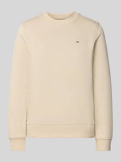 Tommy Jeans Regular Fit Sweatshirt aus Baumwoll-Mix Sand 2