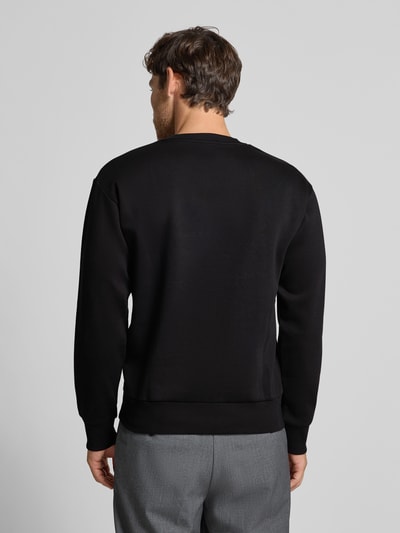 Tom Tailor Denim Regular fit sweatshirt van katoenmix Zwart - 5