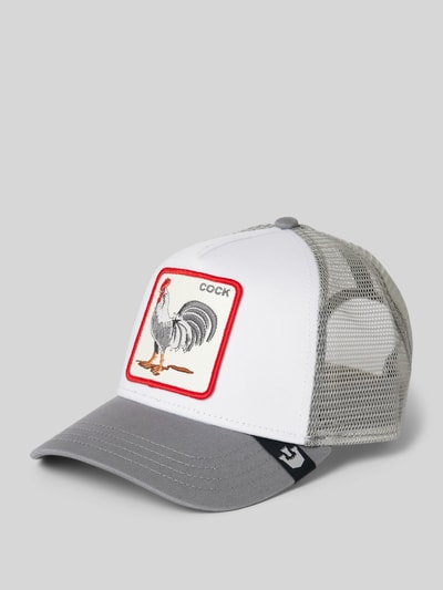 GOORIN BROS. Trucker Cap mit Motiv-Patch Modell 'The Cock' Hellgrau 1