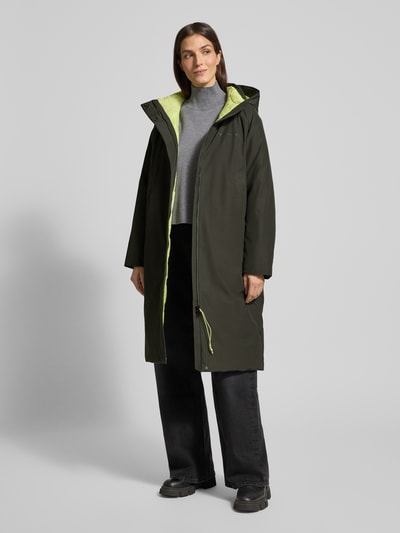 PEAK PERFORMANCE Regular Fit Funktionsmantel mit Label-Detail Modell 'TREELINE DOWN' Oliv 1