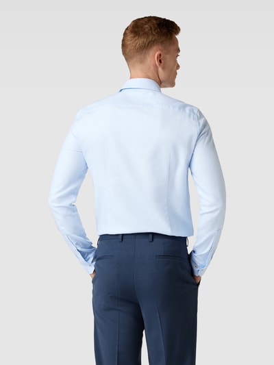 Joop! Slim Fit Business-Hemd mit Haifischkragen Modell 'Spread' Hellblau 5