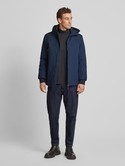 Tom Tailor Denim Wasserabweisende Jacke mit Kapuze Marine 1