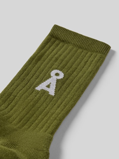 ARMEDANGELS Socken aus Baumwoll-Mix Modell 'SAAMUS BOLD' Oliv 2