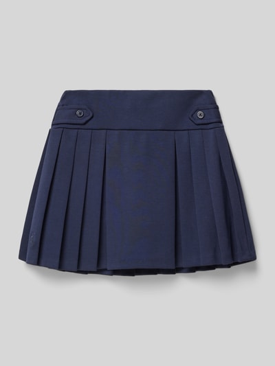 Polo Ralph Lauren Kids Rok met stolpplooien, model 'PLEAT' Marineblauw - 1