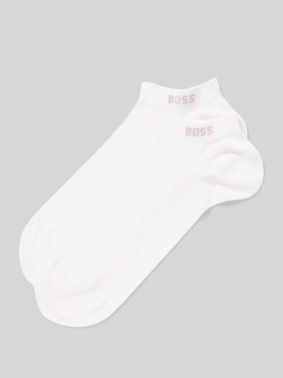 BOSS Sneaker-Socken aus Baumwoll-Mix im 2er-Pack Weiss 1
