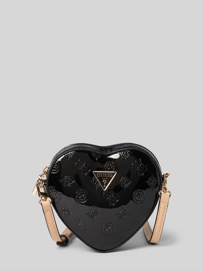 Guess Schoudertas met labeldetail, model 'ARNELA MINI HEART' Zwart - 2