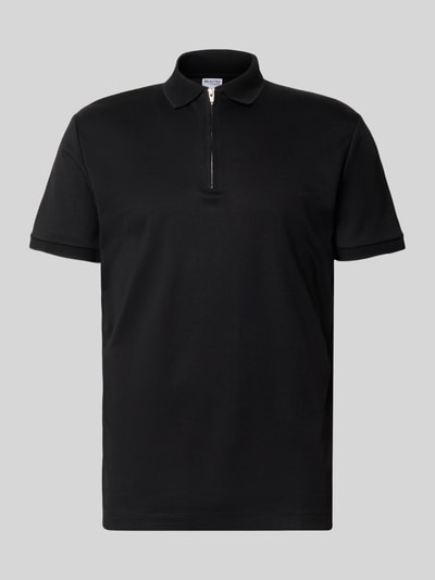 SELECTED HOMME Regular Fit Poloshirt aus Baumwoll-Mix Modell 'FAVE' Black 2
