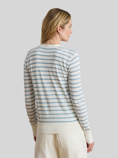 Lauren Ralph Lauren Regular Fit Strickjacke aus reiner Baumwolle Hellblau 5