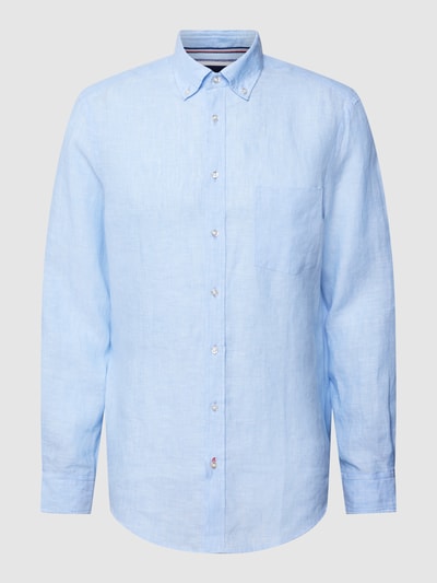 Christian Berg Men Freizeithemd mit Button-Down-Kragen Bleu 2