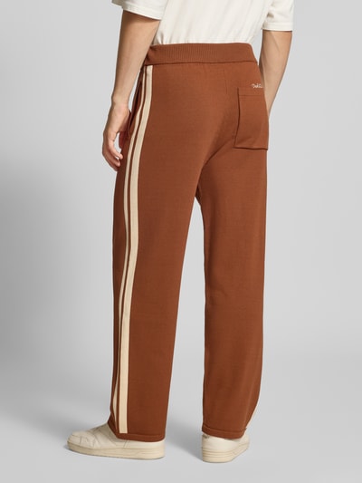 PROHIBITED Sweatbroek met elastische band Hazelnoot - 5