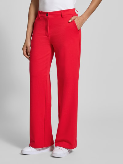 FREE/QUENT Wide Fit Stoffhose mit Viskose-Anteil Modell 'Nanni' Rot 4