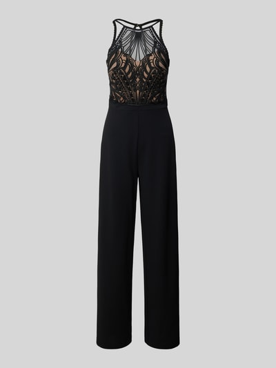 Lipsy Jumpsuit met kant Zwart - 2