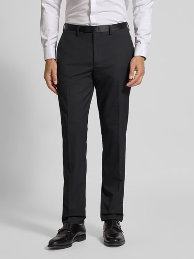 MCNEAL Spodnie do garnituru o kroju slim fit z kieszeniami z tyłu Czarny 4