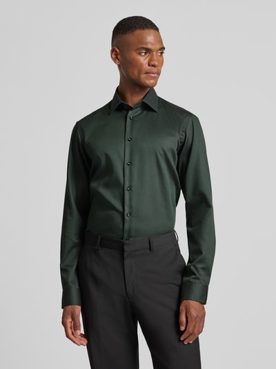 Christian Berg Men Regular Fit Business-Hemd aus reiner Baumwolle mit Kentkragen Bottle 4