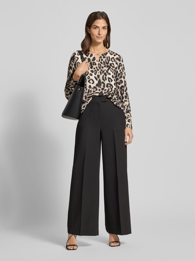 monari Blouseshirt in luipaardlook met druppelvormige hals  - 1