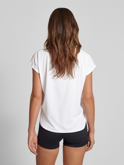 Stronger T-Shirt mit Label-Print Weiss 5