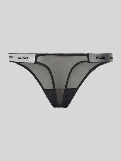 HUGO String mit Label-Bund im 3er-Pack Modell 'STARS' Black 3