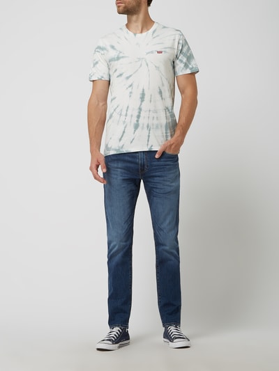 Levi's® Regular Fit Jeans mit Stretch-Anteil Modell '502™ Taper' Blau 1