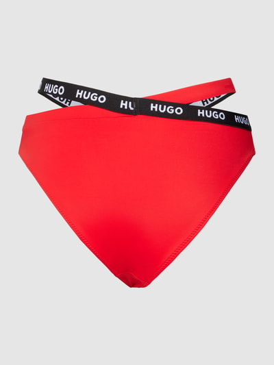 HUGO Bikini-Slip mit Label-Detail Rot 3