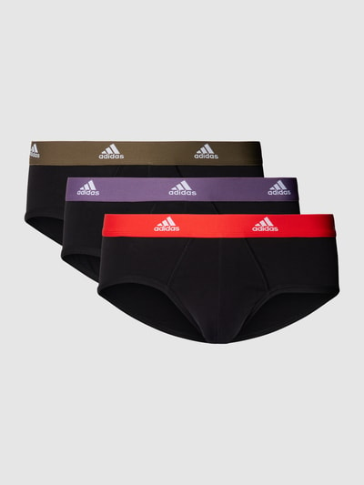 ADIDAS SPORTSWEAR Slip met elastische band met label in een set van 3 stuks Zwart - 1