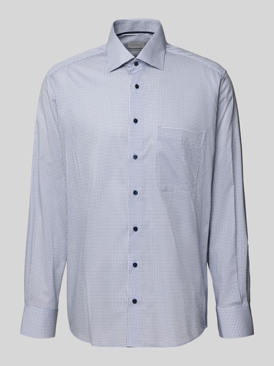 ETERNA Comfort Fit Businesshemd aus Baumwolle mit Kentkragen Bleu 2
