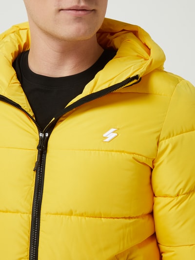 Superdry Steppjacke mit Kapuze  Gelb 3