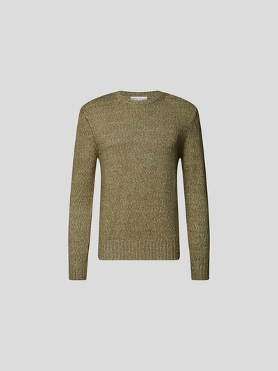 Officine Générale Pullover mit Rundhalsausschnitt Dunkelblau 2